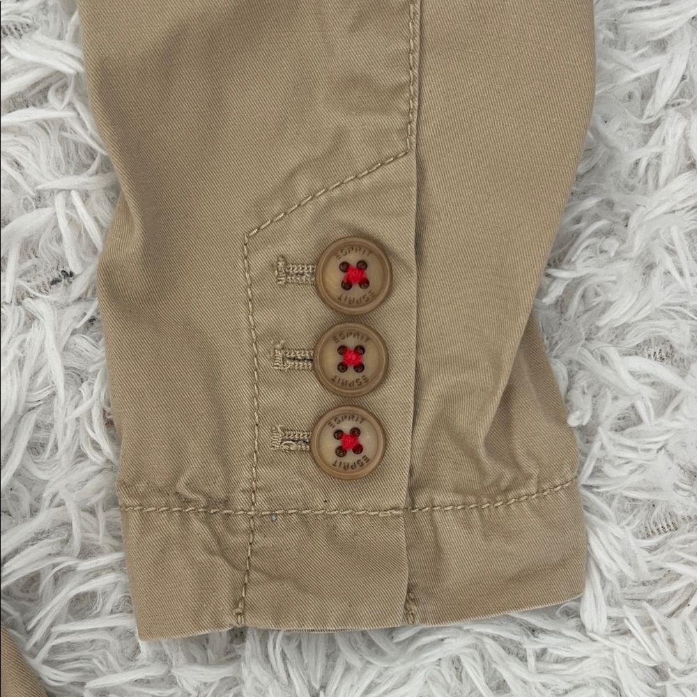 Beige Button-Up Jacket - Picture 4 of 7